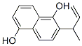 1,5-Naphthalenediol, 2-(1-methyl-2-propenyl)-(9ci) Structure,664324-41-8Structure