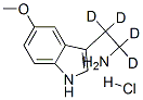 5-Methoxytryptamine-a,a,b,b-d4 hcl Structure,66521-35-5Structure