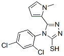 4-(2,4-Dichlorophenyl)-5-(1-methyl-1H-pyrrol-2-yl)-4H-1,2,4-triazole-3-thiol Structure,668471-48-5Structure