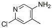 3-Amino-6-chloro-4-picoline Structure,66909-38-4Structure