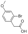 2-Bromo-4-methoxyphenylacetic acid Structure,66916-99-2Structure