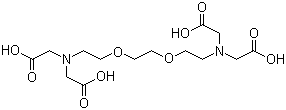 Ethylenebis(oxyethylenenitrilo)tetraacetic acid Structure,67-42-5Structure