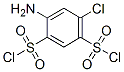 4-Amino-6-chloro-benzene-1,3-disulfonyl dichloride Structure,671-89-6Structure