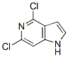 4,6-Dichloro-1H-pyrrolo-[3,2-c]-pyridine Structure,67139-79-1Structure