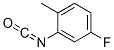 5-Fluoro-2-methylphenyl isocyanate Structure,67191-93-9Structure