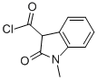 1H-indole-3-carbonyl chloride, 2,3-dihydro-1-methyl-2-oxo-(9ci) Structure,67342-11-4Structure