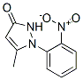 5-Methyl-1-(2-nitrophenyl)pyrazol-3-one Structure,67916-05-6Structure