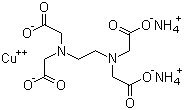 Ethylenediaminetetraacetate-copper-ammonia complex Structure,67989-88-2Structure