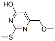 4-Hydroxy-6-methoxymethyl-2-(methylthio)pyrimidine Structure,68087-13-8Structure