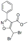 4-Isoxazolecarboxylicacid,5-(dibromomethyl)-3-phenyl-,methylester(9ci) Structure,682352-68-7Structure