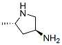 3-Pyrrolidinamine,5-methyl-,(3s,5s)-(9ci) Structure,684644-42-6Structure