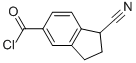 1H-indene-5-carbonyl chloride, 1-cyano-2,3-dihydro-(9ci) Structure,68634-08-2Structure