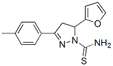 5-(Furan-2-yl)-3-p-tolyl-4,5-dihydro-1H-pyrazole-1-carbothioamide Structure,686725-78-0Structure