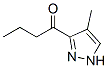 1-Butanone, 1-(4-methyl-1h-pyrazol-3-yl)- Structure,68809-56-3Structure