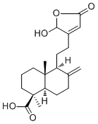 16-Hydroxy-8(17),13-
labdadien-15,16-olid-19-oic acid Structure,691009-85-5Structure