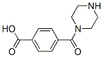 4-(Piperazine-1-carbonyl)-benzoic acid Structure,691394-20-4Structure