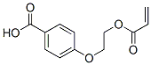 4-(2-Acryloxy-ethyl-1-oxy)-benzoic acid Structure,69260-38-4Structure