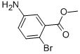 5-Amino-2-bromo-benzoic acid methyl ester Structure,6942-37-6Structure