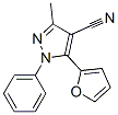 1H-pyrazole-4-carbonitrile, 5-(2-furanyl)-3-methyl-1-phenyl- Structure,698367-13-4Structure