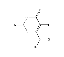 5-Fluoroorotic acid Structure,703-95-7Structure