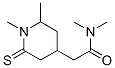 4-Piperidineacetamide, n,n,1,2-tetramethyl-6-thioxo- Structure,70367-50-9Structure