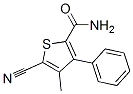 5-Cyano-4-methyl-3-phenyl-2-thiophenecarboxamide Structure,70541-99-0Structure