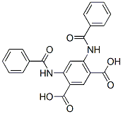 4,6-Bis(benzoylamino)-1,3-benzenedicarboxylic acid Structure,70553-45-6Structure