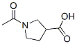 3-Pyrrolidinecarboxylic acid, 1-acetyl-(9ci) Structure,712270-40-1Structure