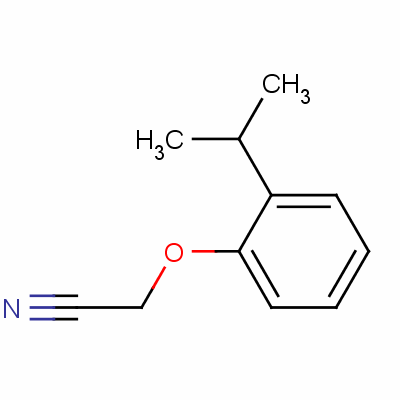 [2-(1-Methylethyl)phenoxy]acetonitrile Structure,71432-53-6Structure