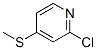 2-Chloro-4-(methylthio)-pyridine Structure,71506-83-7Structure