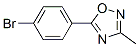 5-(4-Bromophenyl)-3-methyl-1,2,4-oxadiazole Structure,71566-07-9Structure