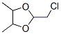 1,3-Dioxolane, 2-(chloromethyl)-4,5-dimethyl- Structure,7166-45-2Structure