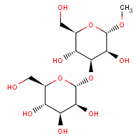 Methyl 3-o-(alpha-d-mannopyranosyl)-alpha-d-mannopyranoside Structure,72028-62-7Structure