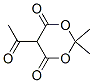 5-Acetyl-2,2-dimethyl-1,3-dioxane-4,6-dione Structure,72324-39-1Structure