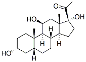 5-Beta-pregnan-3-alpha, 11-beta, 17-triol-20-one Structure,7252-91-7Structure