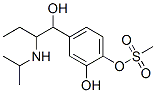 4-[1-Hydroxy-2-([1-methylethyl]amino)butyl]-1,2-benzenediol methanesulfonate Structure,7279-75-6Structure