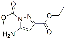 5-Amino-1H-pyrazole-1,3-dicarboxylic acid ethyl methyl ester Structure,728896-69-3Structure