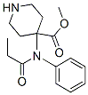 Methyl-4-(phenyl(propionyl)amino)piperidine-4-carboxylate Structure,72996-78-2Structure