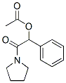 1-[(Acetyloxy)phenylacetyl]-pyrrolidine Structure,73200-21-2Structure