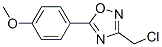 3-(Chloromethyl)-5-(4-methoxyphenyl)-1,2,4-oxadiazole Structure,73217-31-9Structure