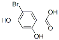 5-Bromo-2,4-dihydroxybenzoic acid Structure,7355-22-8Structure