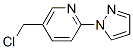 5-(Chloromethyl)-2-(1H-pyrazol-1-yl)pyridine Structure,748796-39-6Structure