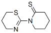 2-Piperidinethione, 1-(5,6-dihydro-4h-1,3-thiazin-2-yl)- Structure,74881-83-7Structure