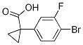 1-(4-Bromo-3-fluorophenyl)cyclopropanecarboxylic acid Structure,749269-74-7Structure