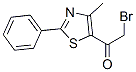 2-Bromo-1-(4-methyl-2-phenyl-1,3-thiazol-5-yl)-1-ethanone Structure,7520-95-8Structure