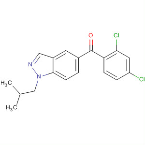 (2,4-Dichlorophenyl)-(1-isobutyl-1h-indazol-5-yl)-methanone Structure,753926-24-8Structure