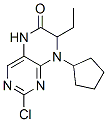 6(5H)-Pteridinone, 2-chloro-8-cyclopentyl-7-ethyl-7,8-dihydro-, (7R)- Structure,755039-54-4Structure