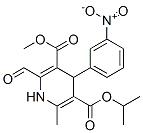 5-Isopropyl-3-methyl 2-formyl-1,4-dihydro-6-methyl-4-(3-nitrophenyl)-3,5-pyridinedicarboxylate Structure,75530-60-8Structure