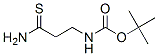 Tert-Butyl N-(3-amino-3-thioxopropyl)carbamate Structure,77152-97-7Structure