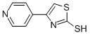 4-(4-Pyridinyl)thiazole-2-thiol Structure,77168-63-9Structure